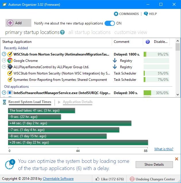 Windows 10 Autorun Organizer