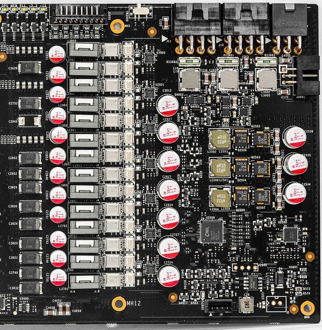 EVGA GeForce GTX 780 Ti Classified K|NGP|N karta graficzna zdjęcie sekcja zasilania