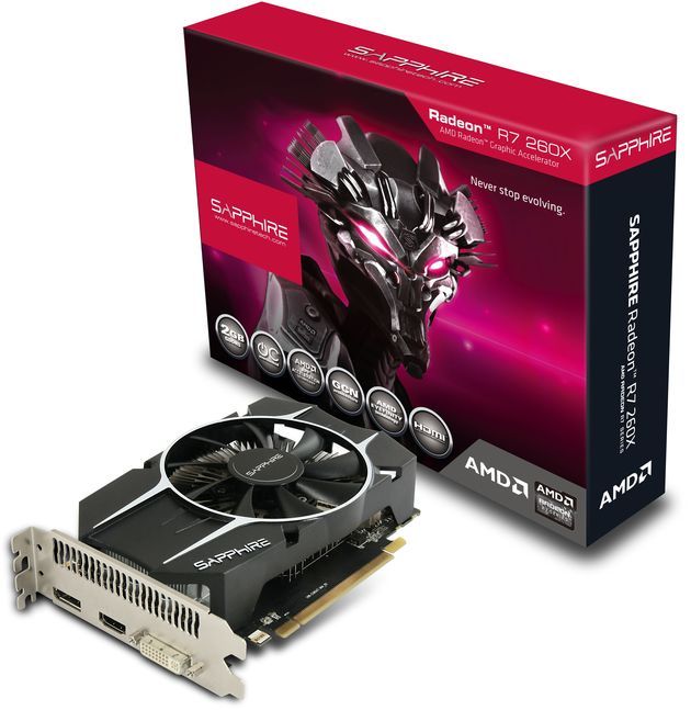 Sapphire Radeon R7 260X karta graficzna zdjęcie