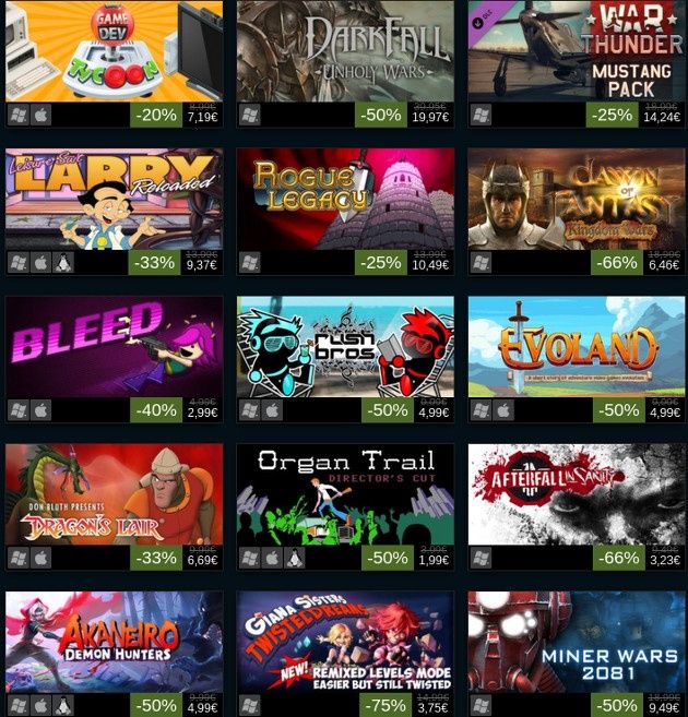 steam greenlight gry promocja wyprzedaż urodziny