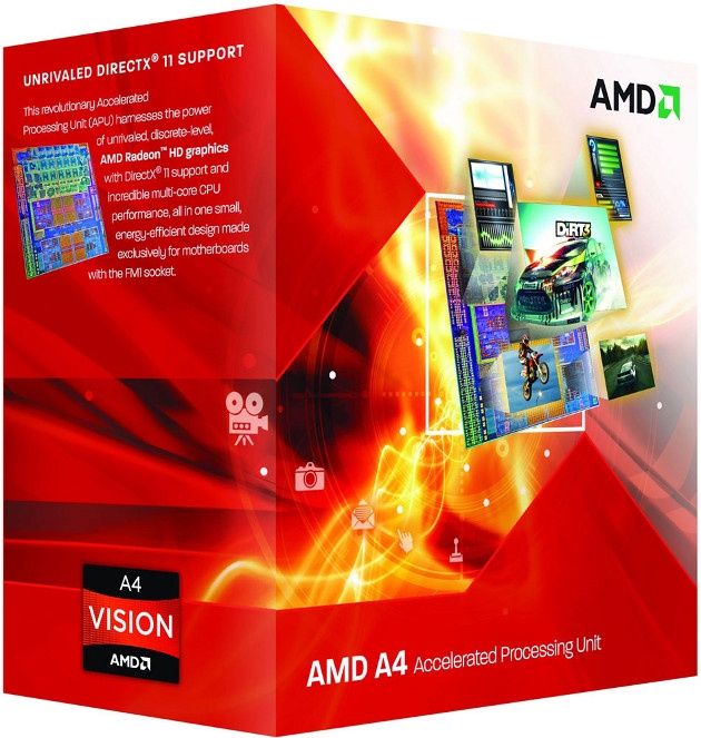 amd APU A4 3300 3400 5300 procesory ceny obniżka