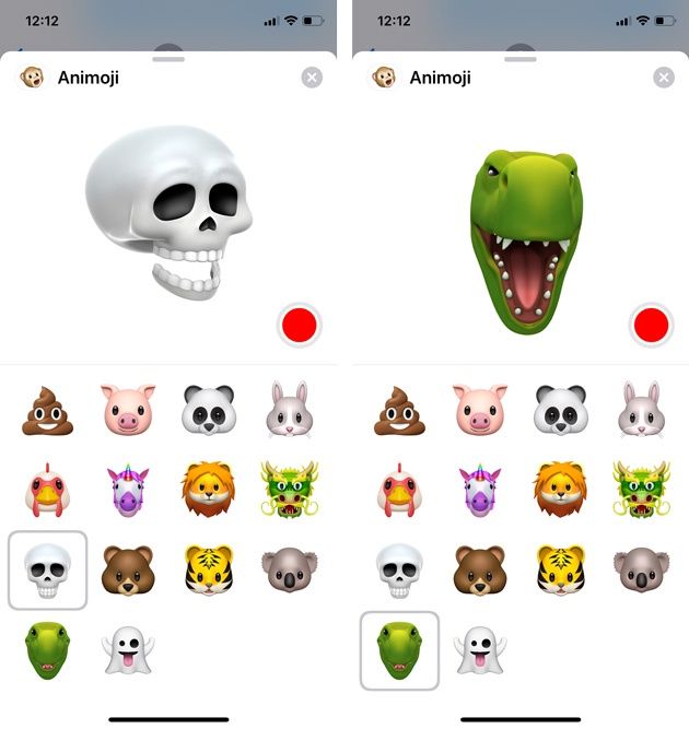 iOS 12 - Animoji