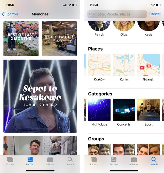 iOS 12 - zdjęcia