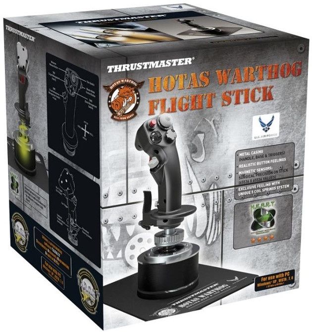 Thrustmaster Hotas Warthog Flight Stick joystick wygląd opakowanie