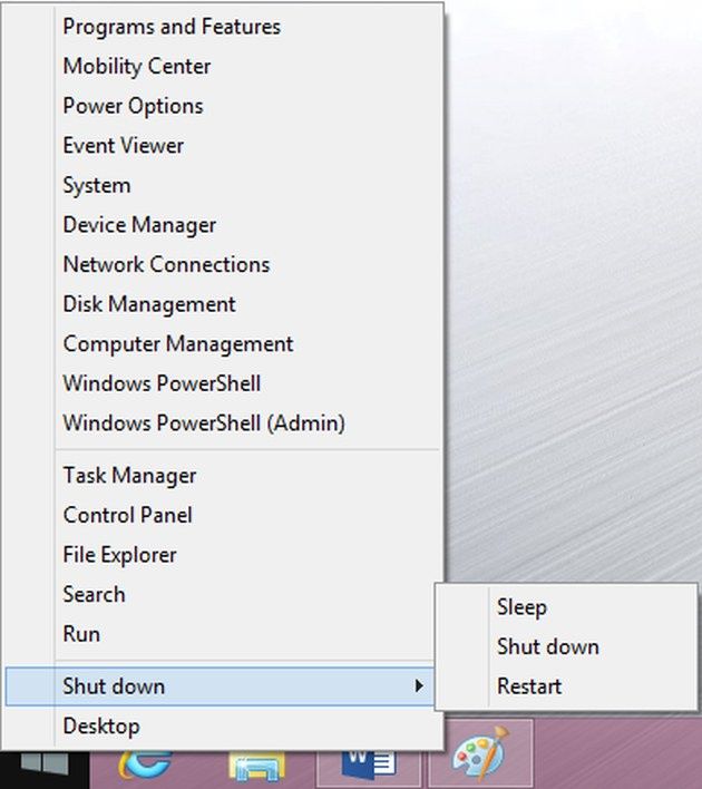 Menu strart w Windows 8.1