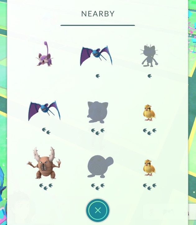 Pokemon GO nearby