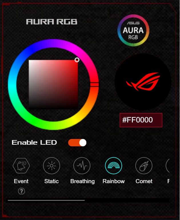 ASUS ROG GT-AC2900 aura rgb