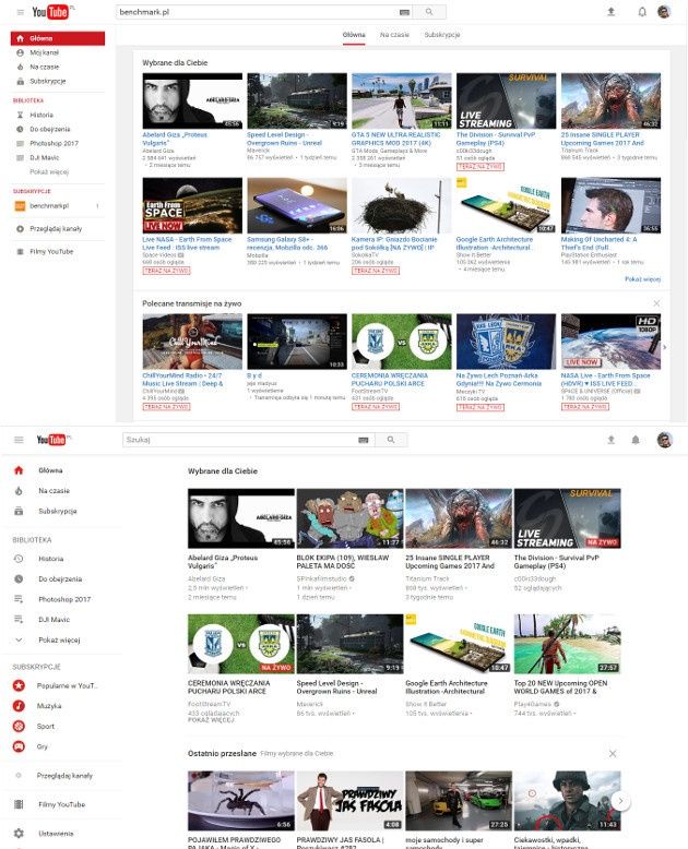 YT główna