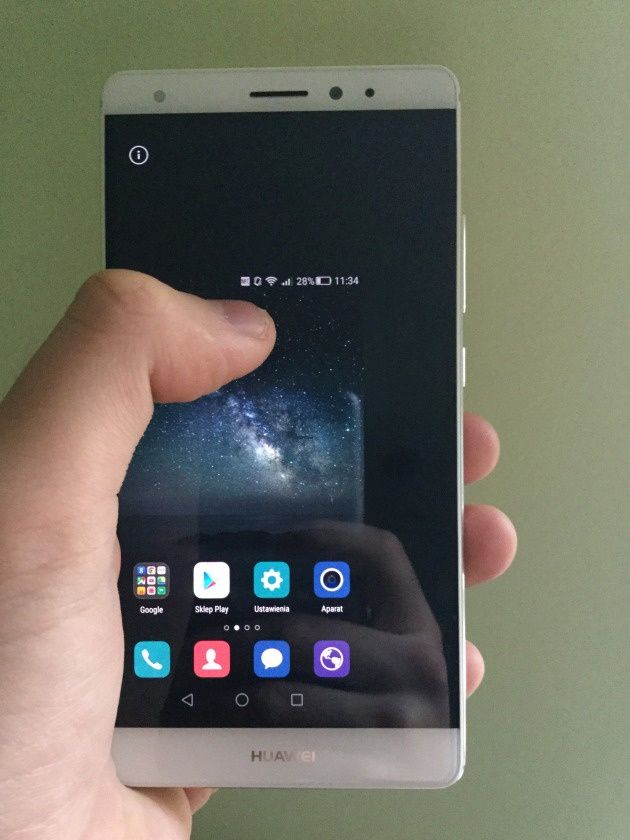 Huawei Mate S tryb pomniejszonego interfejsu 2