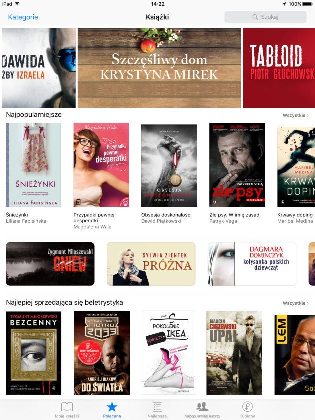 iBooks w iPad mini 4