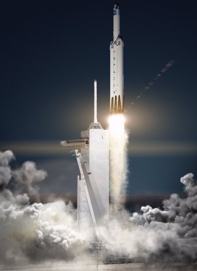SpaceX Falcon Mars