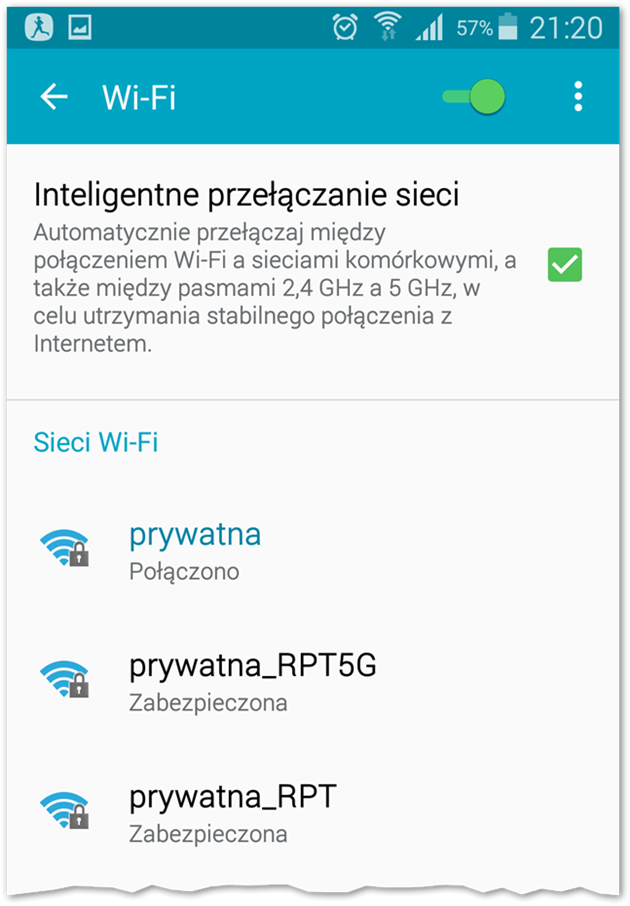 Automatyczne przełączanie sieci