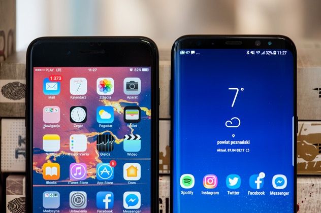 iPhone 7 Plus i Galaxy S8 Plus