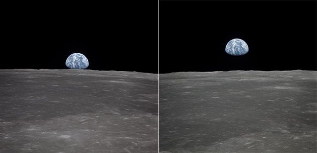 Apollo 11 wschód Ziemi