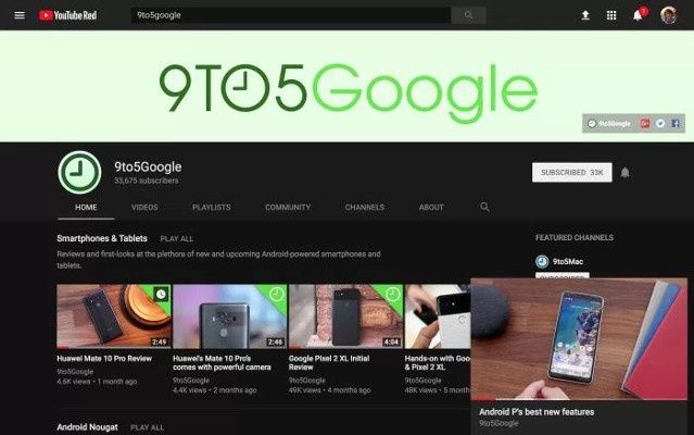 YouTube PiP