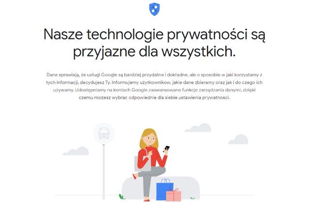 Centrum Bezpieczeństwa Google prywatność