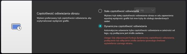 Zenbook Pro 15 Flip OLED odświeżanie ekranu