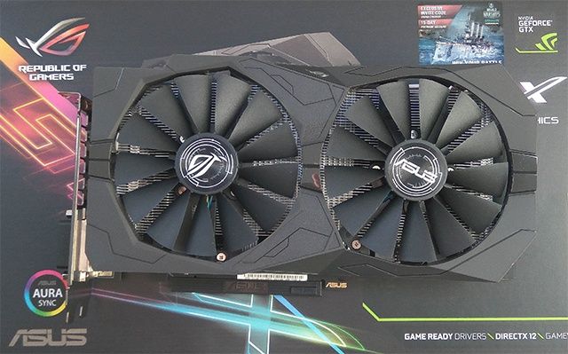 Asus GeForce GTX 1050 Ti Strix OC 4G