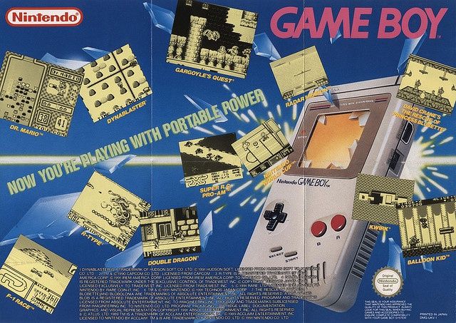 Granie w kieszeni - reklama Gameboya