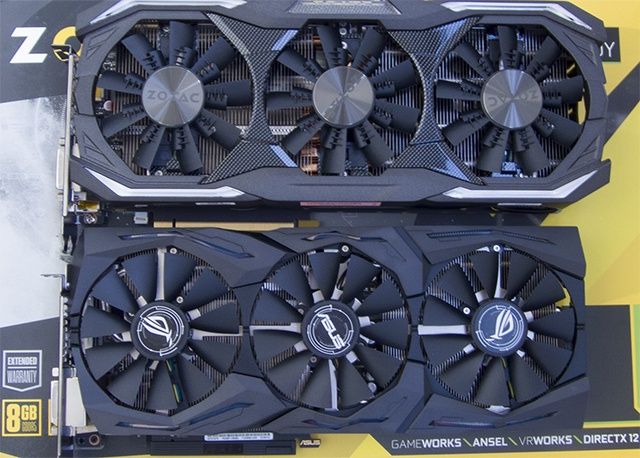 Zotac AMP GTX 1070 Extreme orax ASUS GTX 1070 STRIX