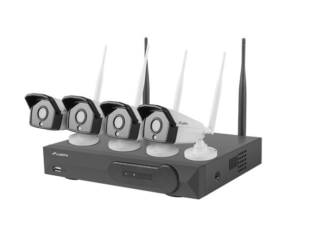 Monitoring Wi-Fi Lanberg cały zestaw
