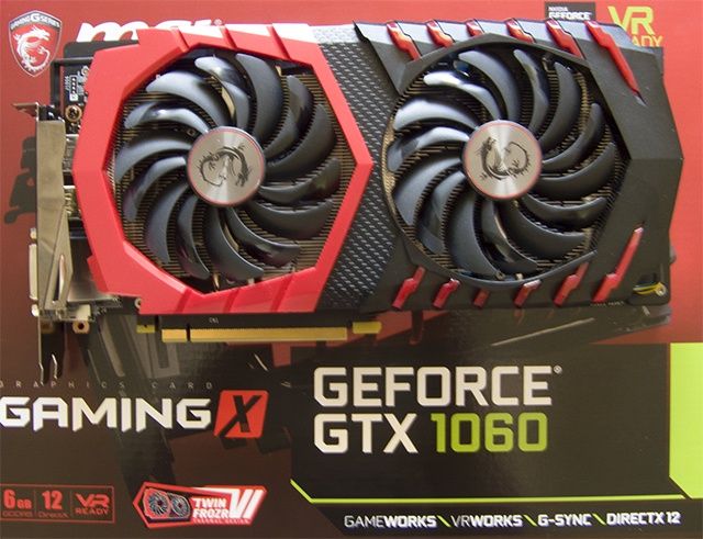 MSI GeForce GTX 1060 Gaming X 6G