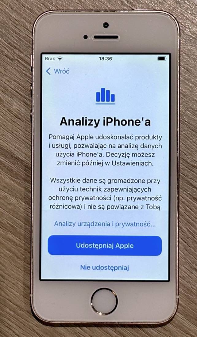 analizy iphone