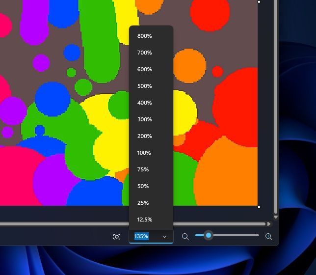 zoom w Paint