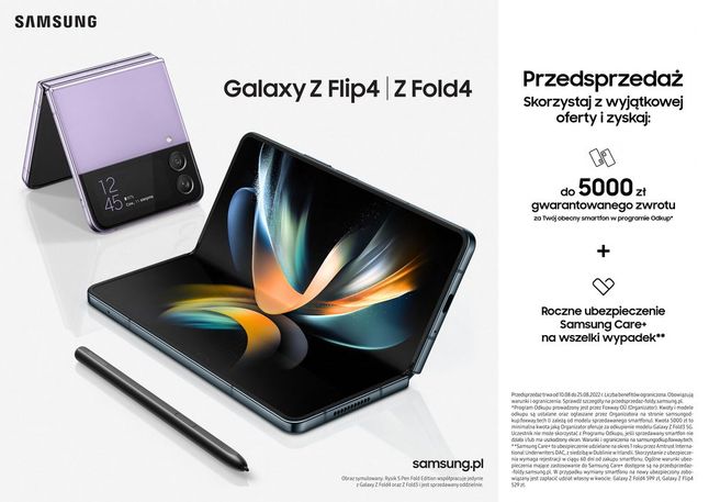 Samsung Galaxy Z Fold 4 I Z Flip 4 Oficjalnie Co Nowego W Skladanych Smartfonach