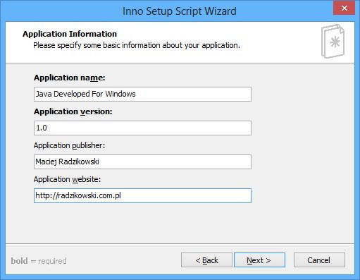 Przygotowanie Programu Java Dla Windows