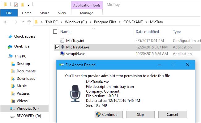 HP - MicTray