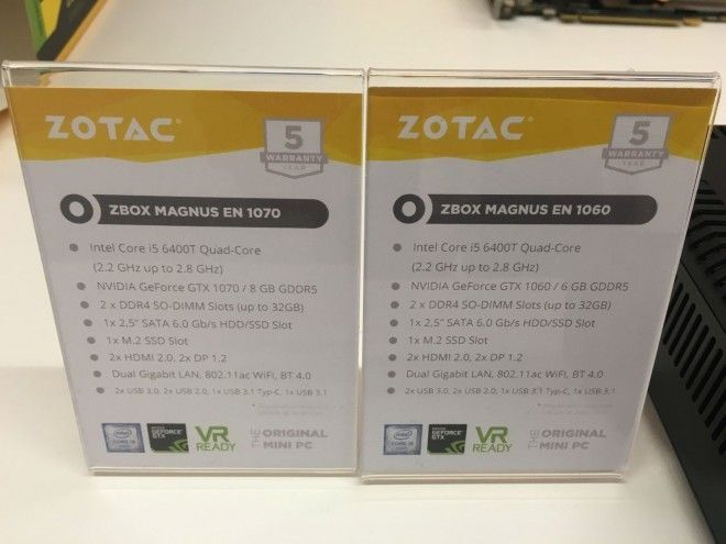 Zotac Zbox Magnus EN 1060 komputer miniPC