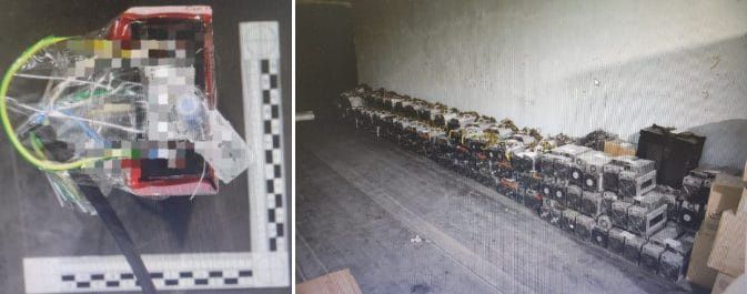 Nielegalne kopalnia kryptowalut w Irkucku