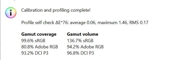 iiyama GB2770QSU - raport z kalibracji - pokrycie gamutów