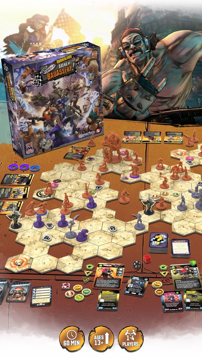 Najlepsze gry planszowe - Borderlands Kickstarter