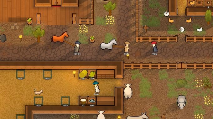 Rimworld rozgrywka