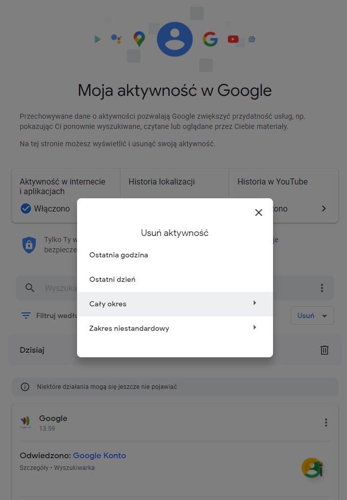 Aktywność w Google 4