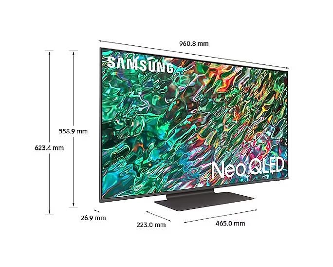 Samsung QE43QN91B - wymiary