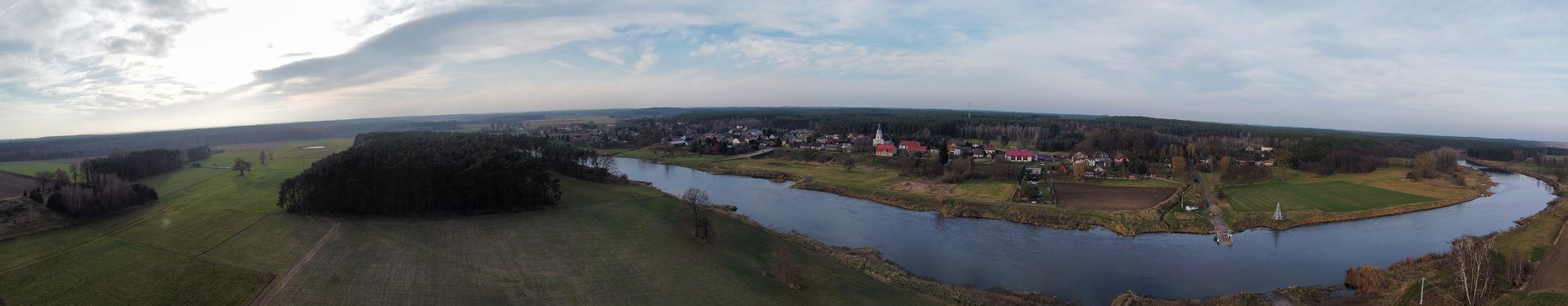 DJI Mini 2 - panorama zrobiona przy pomocy drona