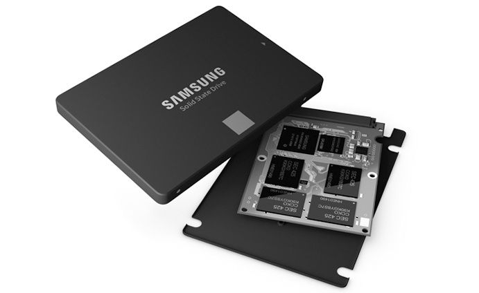 Samsung SSD 850 EVO 500 GB - wnętrze