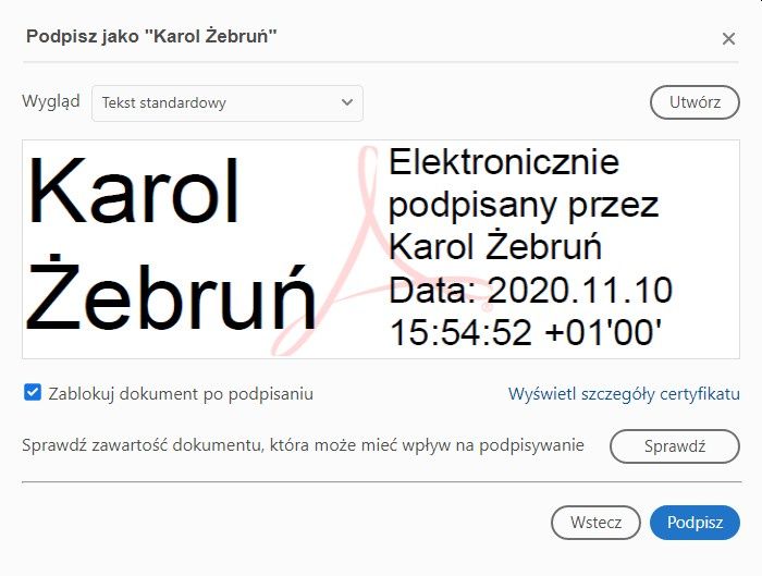 Podpis elektroniczny
