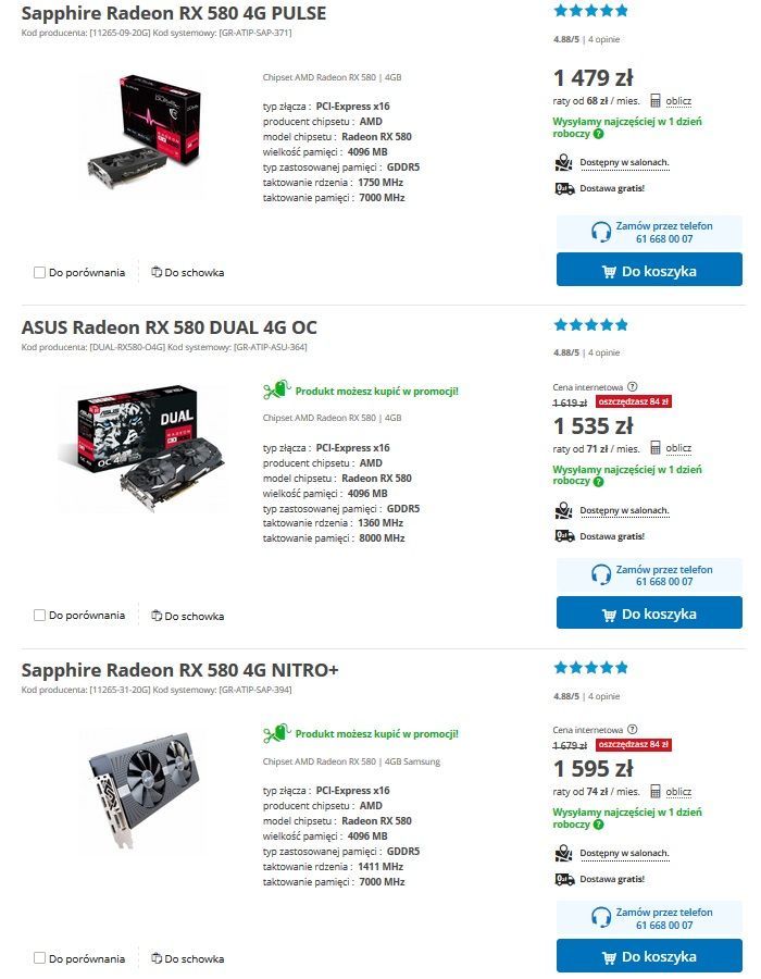 AMD Radeon RX 580