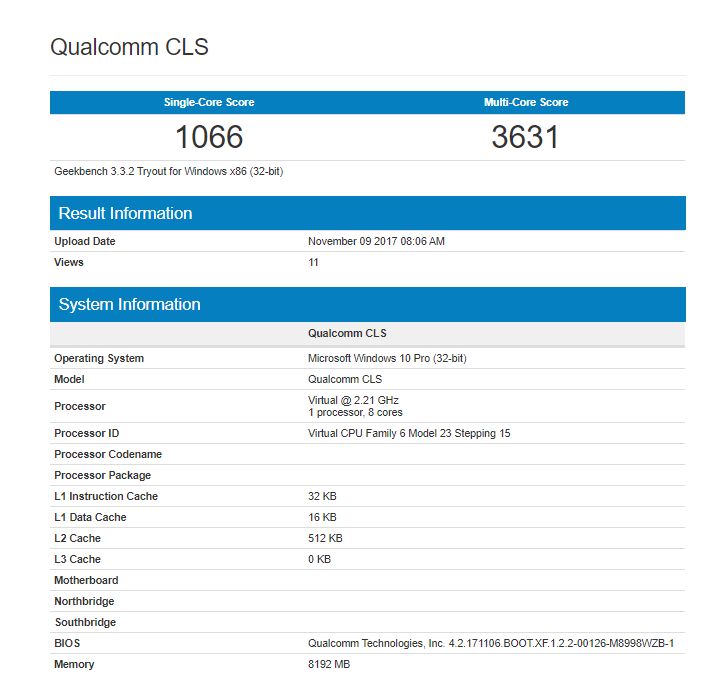 HP Qualcomm CLS