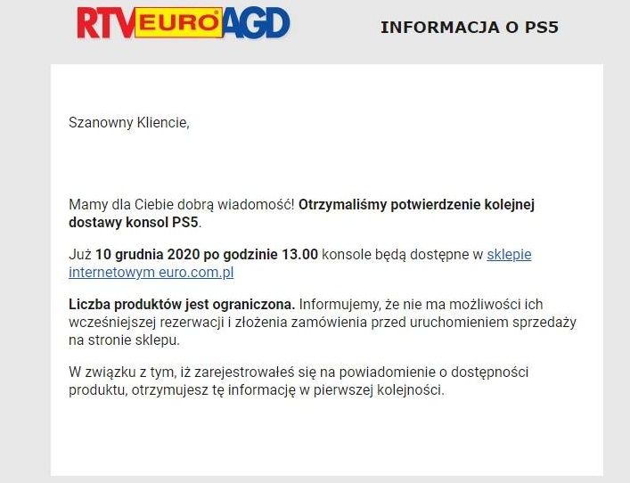 PlayStation 5 RTV