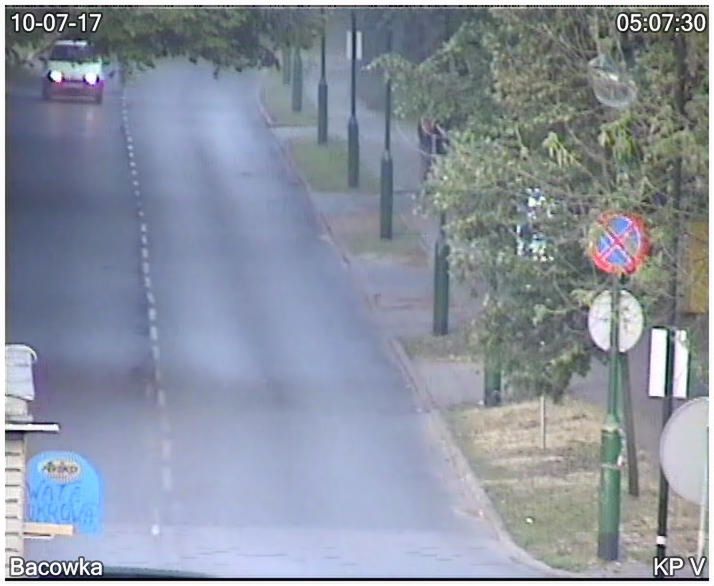 Biały fiat Cinquecento