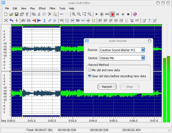 Leapic Audio Editor