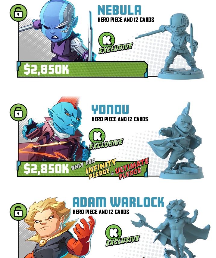 Marvel United - ostatnie odblokowane bonusy