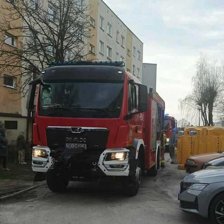 Pożar mieszkania na osiedlu Pułanki