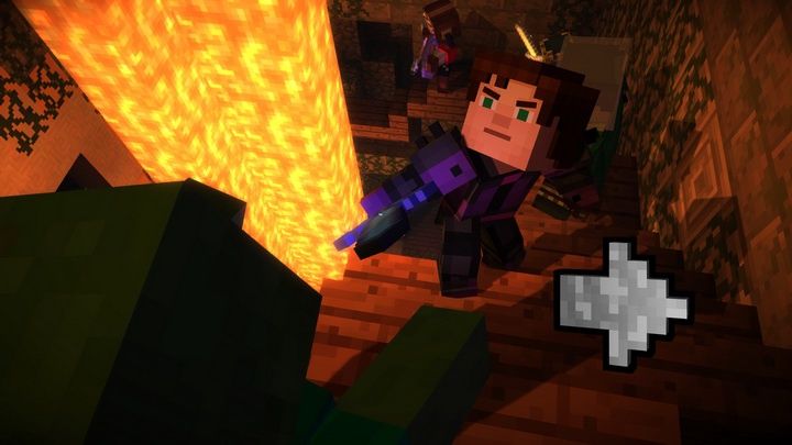 Minecraft: Story Mode - proste sekwencje QTE