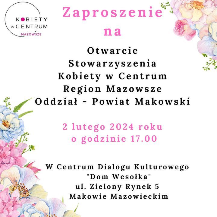 Otwarcie 10. Oddziału Kobiety w Centrum Region Mazowsze w Makowie Mazowieckim